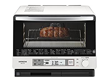 【中古】 過熱水蒸気オーブンレンジ ヘルシー料理 フラット庫内30L ヘルシーシェフ (HITACHI) パールホワイト MRO-TW1 (W)