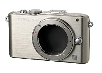 【中古】 OLYMPUS オリンパス ミラーレス一眼 PEN Lite E-PL3 ボディ シルバー E-PL3 BODY SLV｜AJIMURA-SHOP