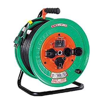 【中古】 日動 電工ドラム 防雨防塵型100Vドラム アース漏電しゃ断器付 30m NWEB33｜AJIMURA-SHOP