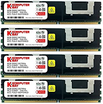 【中古】 Komputerbay 32GB (4x 8GB) DDR2 PC2-5300F 667MHz CL5 ECC Fully Buffered FB-DIMM (240 PIN) Heatspreaders｜AJIMURA-SHOP