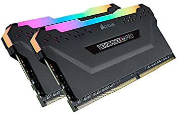 【中古】 CORSAIR DDR4-3200MHz デスクトップPC用 メモリモジュール VENGEANCE RGB PRO シリーズ 16GB [8GB&times;2枚] CMW16GX4M2C3200C14｜AJIMURA-SHOP