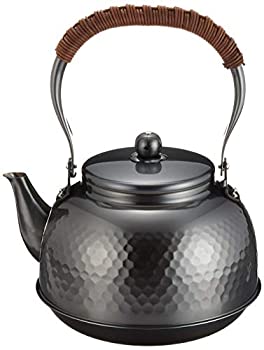 【中古】 新光堂 真正直 純銅黒銅完成鎚目湯わかし 2.3L BC-7 1896g 黒いこと