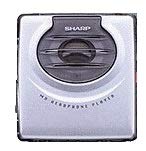 【中古】 SHARP 携帯型MD電気蓄音機 MD-ST50-S 黒いこと