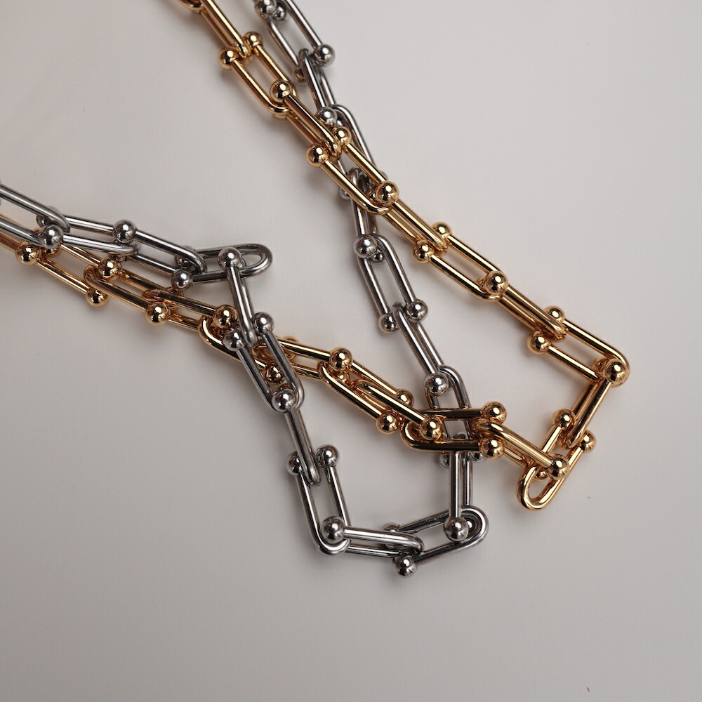 【10/1限定P10倍＆980円OFFクーポン】N101 ネックレス 金属アレルギー対応 サージカルステンレス シルバー ゴールド チョーカー ボール チェーン メンズライク おしゃれ レディース 女性 プレゼント 付けっぱなし ジュエリー 高レビュー