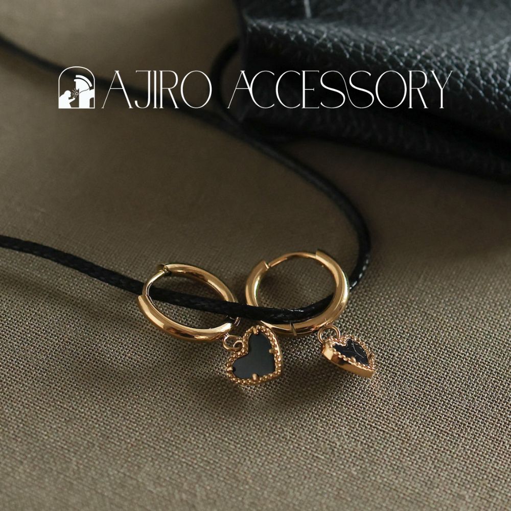 K18 「アミ クローバー」ピアス Orefice