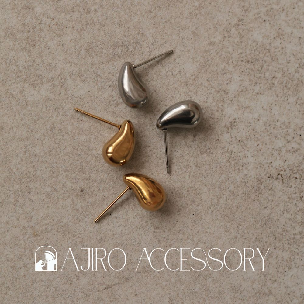 K18 「アミ クローバー」ピアス Orefice