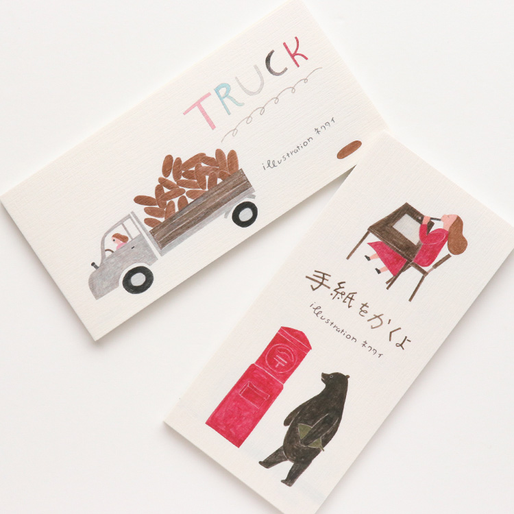 ネクタイさんのイラスト入り一筆箋 4柄5枚枚綴り 一筆箋 ネクタイ 手紙をかくよ Truck Cozyca Products 表現社 便箋 ギフト お手紙 レディース おしゃれ 名作 4柄各5枚枚綴 プレゼント 美濃和紙 ステーショナリー