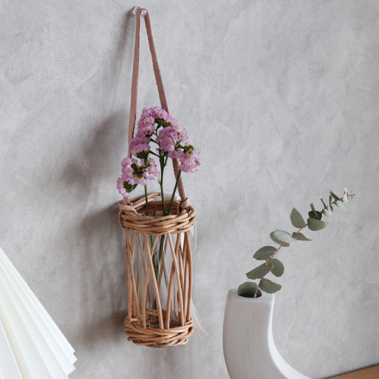 楽天市場】フラワーバスケットS アラログ ラタン かご