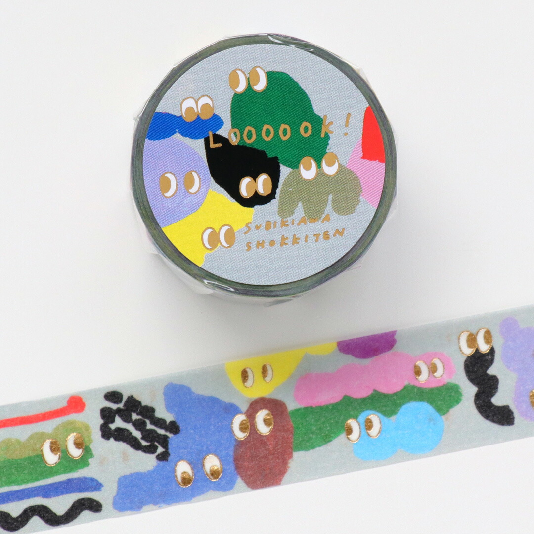 楽天市場】マスキングテープ 西淑 金箔入り マステ 20mm幅 20mm×5m