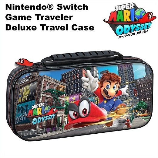 楽天市場 Nintendo Switch ニンテンドー スイッチ ケース スーパーマリオ オデッセイ デラックス トラベル ケース キャリングケース マリオ 任天堂 スウィッチ ニンテンドー ニンテンドースイッチ ハードケース ａｊマート