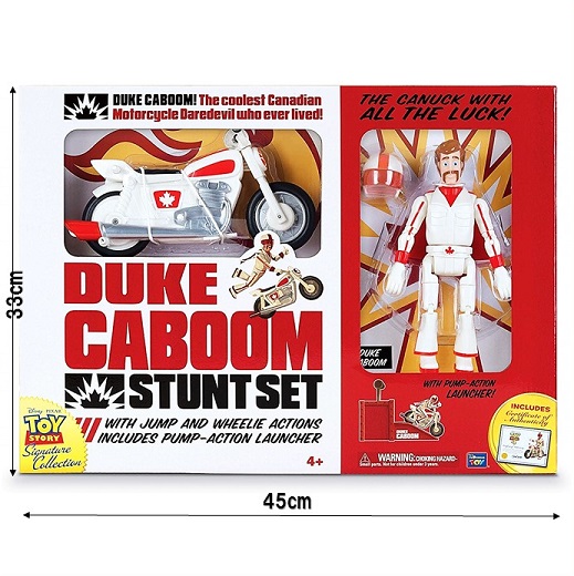 レビューで送料無料 Thinkway Toys トイストーリー 4 シグネチャーコレクション デューク カブーン スタントセット Toy Story Signature Collection Duke Caboom Stunt Set デュークカブーン 高い素材 Www Ape Deutschland De