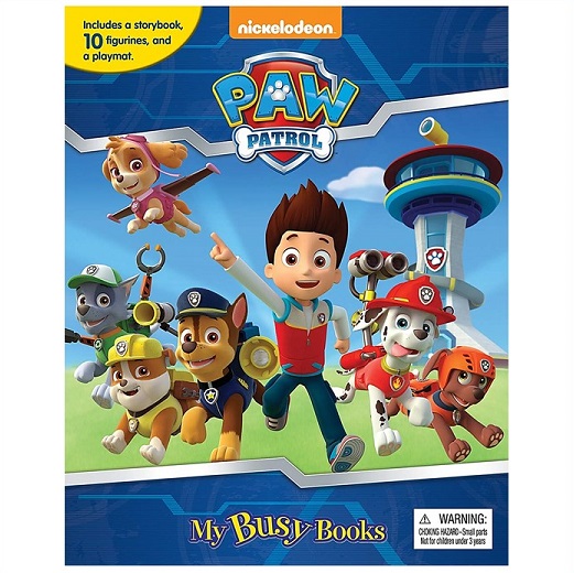 楽天市場 パウパトロール マイ ビジー ブック 英語絵本 フィギュア付き 絵本 Paw Patrol My Busy Book フィギュア おもちゃ プレゼント スピンマスター ａｊマート