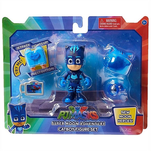 楽天市場 しゅつどう パジャマスク スーパームーンアドベンチャー キャットボーイ フィギュア セット Pj Masks Catboy Figure Set Pjマスク ａｊマート