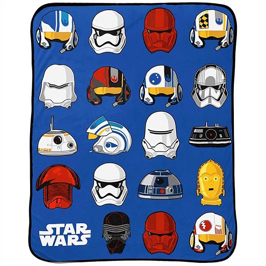 【Star wars/スターウォーズ】 フリース ブランケット 117×152cm キッズ/男の子/子供/ひざ掛け/大判/毛布/スター・ウォーズ