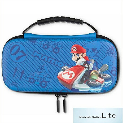 楽天市場 Nintendo Switch Lite ニンテンドー スイッチ ライト ケース マリオカート ブルー プロテクションケースキット トラベルケース 任天堂 スウィッチライト キャリングケース ポーチ Powera ａｊマート