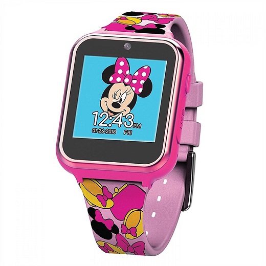 楽天市場 Disney ミニーマウス タッチスクリーン スマートウォッチ ディズニー おもちゃ 時計 カメラ 自撮り セルフィー 女の子用 プレゼント キッズ 子供用 ａｊマート