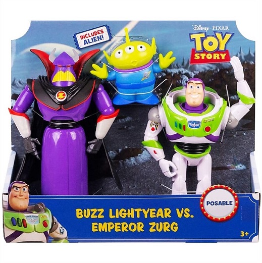 楽天市場 Disney Pixar トイストーリー Toy Story バズライトイヤー ザーグ フィギュアセット エイリアン Buzz Lightyear Vs Emperor Zurg ａｊマート