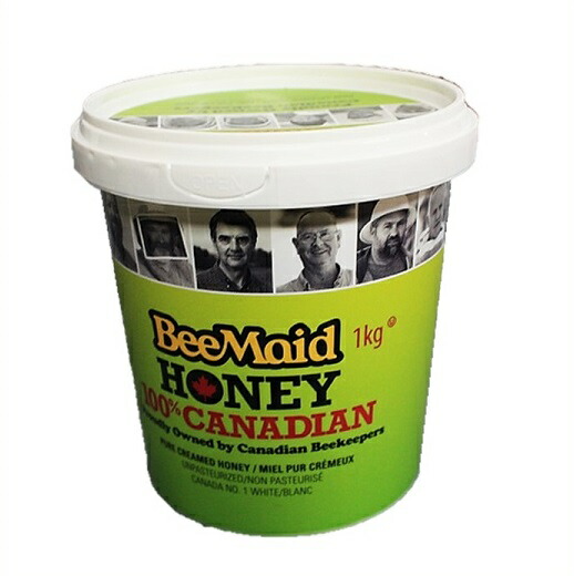 【楽天市場】大容量 1kg入り! 【BeeMaid】Creamed Honey 100カナディアン・クリームハニー 蜂蜜（はちみつ