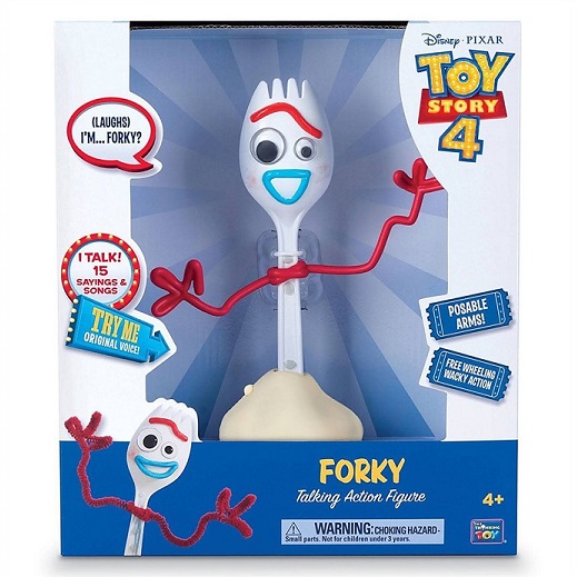 楽天市場 Disney Pixar トイストーリー 4 Toy Story 4 フォーキー トーキングアクションフィギュア Forky Free Wheeling Talking Action Figure 動く フォーク フィギュア 人形 おしゃべり 話す ａｊマート