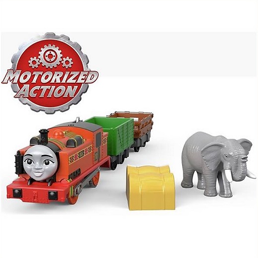 Fisher Price フィッシャープライス きかんしゃトーマス トラックマスター ニア Thomas Friends Fisher Price Trackmaster Nia The Elephant プラレール おもちゃ 玩具 Track Master トレイン 誕生日 クリスマス プレゼント 新作映画 Solga Sowa Pl