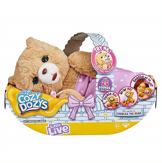 楽天市場 Little Live Pets リトルライブペット コージードージー ピンク ベア Cozy Dozy Pinki The Bear おもちゃ 女の子用 プレゼント お誕生日 クリスマス くま クマ ぬいぐるみ サプライズ 動く 赤ちゃん ａｊマート