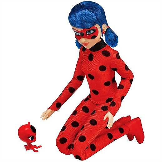 Miraculous Ladybug ミラキュラス 幻妻バグ 11インチ 略26cm 図形 てんとうはい芽 クワミ 人となり 小母さんバグ Jaro Grafilab Pl