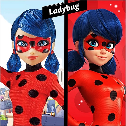 Miraculous Ladybug ミラキュラス 幻妻バグ 11インチ 略26cm 図形 てんとうはい芽 クワミ 人となり 小母さんバグ Jaro Grafilab Pl