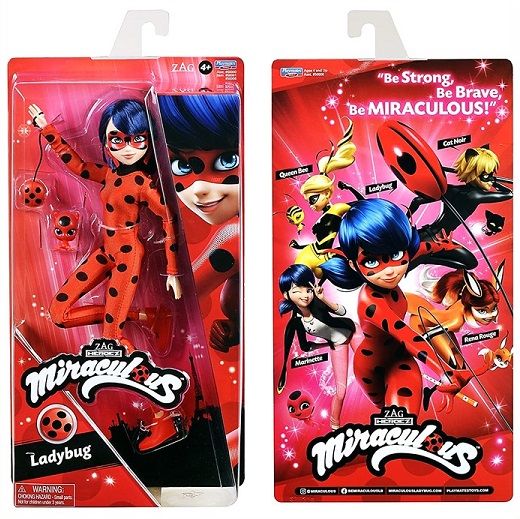 Miraculous Ladybug ミラキュラス 幻妻バグ 11インチ 略26cm 図形 てんとうはい芽 クワミ 人となり 小母さんバグ Jaro Grafilab Pl