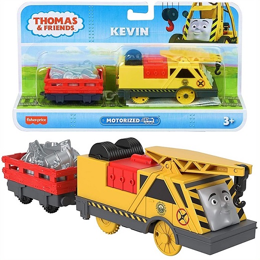 Fisher Price きかんしゃトーマス データトラックマスター ケビン Thomas Friends Fisher Price Trackmaster Kevin Motorized Toy Train Engines プラ線路 玩物 Track Master トレイン 降誕年月日 クリスマス 寄贈 Daemlu Cl