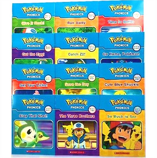 ポケモン フォニックス Phonics Pokemon Program Reading こども アルファベット キッズ ピカチュウ ラーニング リーディングプログラム 子供 幼児 英語学習 英語絵本12冊セット 当店限定販売 リーディングプログラム