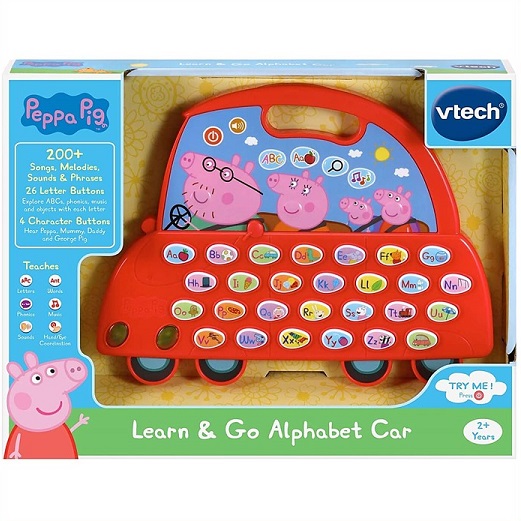 Vtech ペッパピッグ ラーン ゴー 文字貨車 Peppa Pig Learn And Go Alphabet Car 英語検討 単語 フォニックス 楽 Barlo Com Br