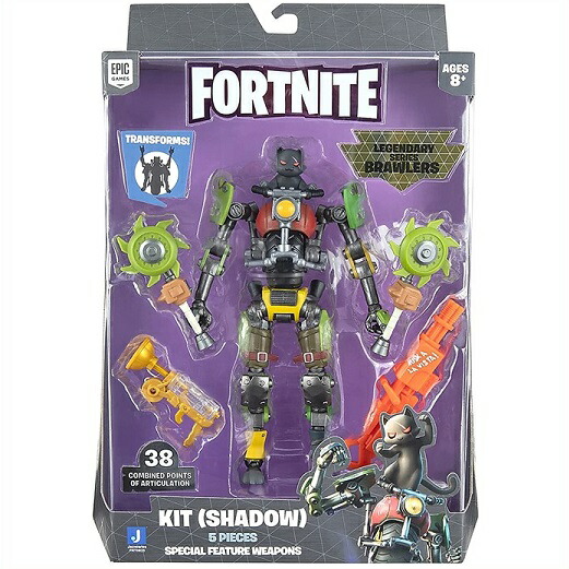 Fortnite フォートナイト キット 影ぼうし レジェンダリーシリーズ ブロウラー 図形 Legendary Series Figure Pack Brawlers Kit Shadow 試合 性格 陰り Ice Org Br