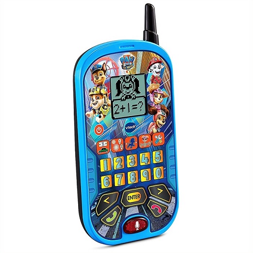 パウパトロール ザ Learning Movie Paw Patrol Phone The Vtech おもちゃの電話 スマホ スマートフォン パターン マッチング ムービー ラーニングフォン 問題解決 学習ゲーム 引き算 英会話 英語学習 足し算 奉呈 ムービー