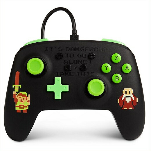 【Nintendo Switch】 ニンテンドー スイッチ コントローラー (有線) ゼルダの伝説 Retro Zelda レトロゼルダ PowerA/任天堂/スウィッチ/コントローラー
