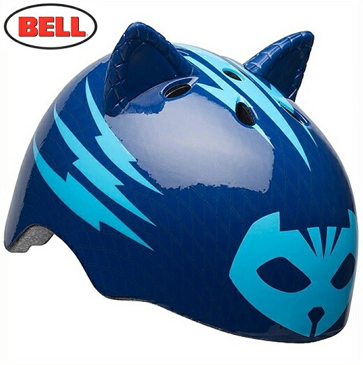 Bell ベル しゅつどう パジャマスク 子供用 ヘルメット ブルー Toddler Helmet 調節可能 自転車 3歳 5歳 48 52cm キャットボーイ キックボード 外遊び 自転車用ヘルメット安全基準 3歳 5歳用 Painandsleepcenter Com