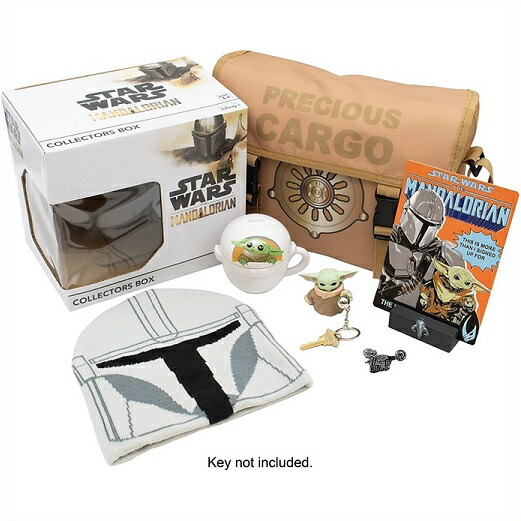スターウォーズ マンダロリアン コレクターズボックス マグカップ/ニット帽/フィギュア/ピン/キーチェーン/メッセンジャーバッグ/ギフトボックス/STAR WARS The Mandalorian Collector's Box/グッズ/プレゼント画像