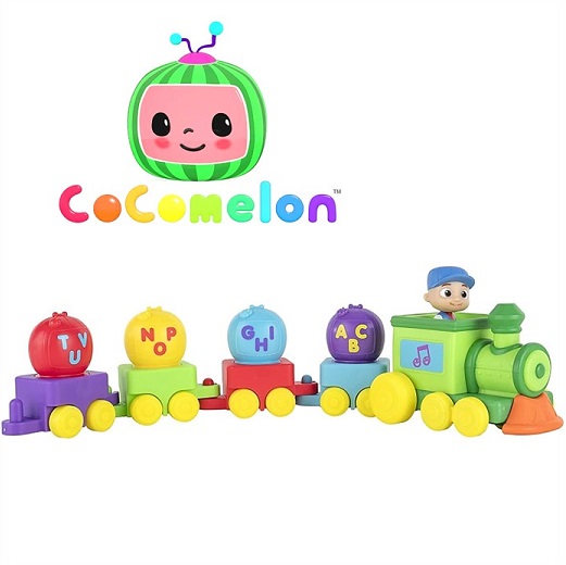 【Cocomelon/ココメロン】 ミュージカル アルファベット トレイン /JJ/機関車/汽車/電車/フィギュア/おもちゃ/人形/誕生日/クリスマス/プレゼント