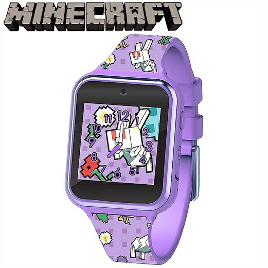 【Minecraft 】 マイン手工芸品  タッチスクリーン スマートウォッチ 4163 Touch-Screen Smartwatch /マイクラ/手あそび/時辰儀/写真機/自撮り/セルフィー/御坊っちゃん/差し上げ物/