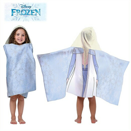 Frozen アナと雪の女王 Towel Bath フード付きタオル エルサ Hooded Cotton Wrap ラップタオル Soft アナ雪