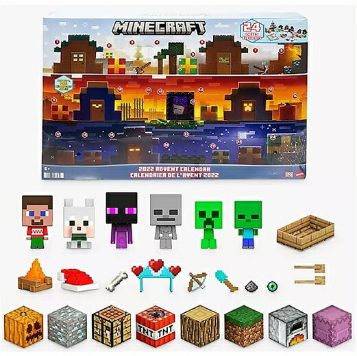 Minecraft  Advent Calendar マインクラフト アドベントカレンダー フィギュア/ゲーム/キャラクター/プレゼント/クリスマス/カウントダウン