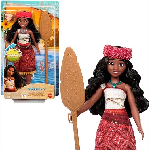 【Disney Moana ディズニー モアナ2】 ディズニー プリンセス モアナ 歌う冒険 モアナ人形 シグネチャー・アウトフィット＆アクセサリー/フィギュア/ドール/おもちゃ/モアナと伝説の海2画像