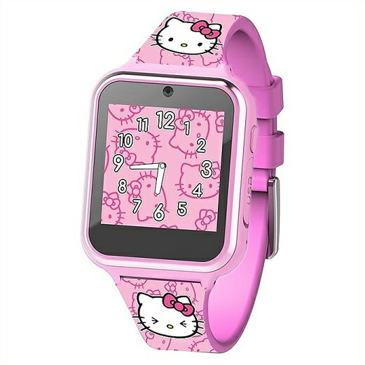 【HELLO KITTY】 月暈 キティ タッチスクリーン スマートウォッチ Touch-Screen Smartwatch /キティちゃん/手あそび/時辰儀/写真機/自撮り/セルフィー/赤ちゃん用/キッズ/差し上げ物