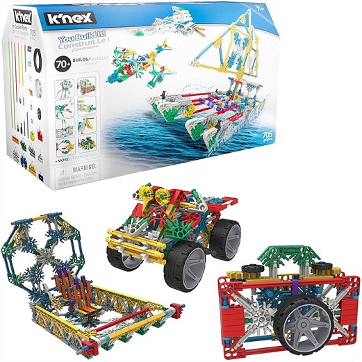 【K'NEX/ケネックス】 70モデル ビルディングセット 705ピース 70 Model Building Set - 705 Pieces 13419/組み立て/ブロック/パーツセット/おもちゃ/知育玩具/ギフト/クリスマス/プレゼント/誕生日/お祝い/男の子