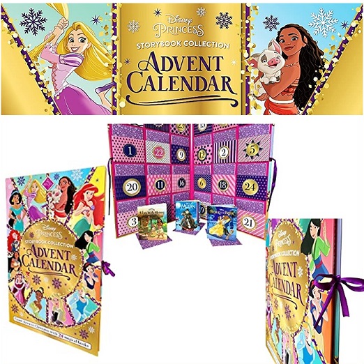 ディズニー プリンセス 21 21年 Advent Calendar Collection Disney Princess Storybook アドベントカレンダー カウントダウン キャラクター クリスマス ストーリーブックコレクション 英語絵本24冊入り 誕生日 最大 オフ ストーリーブックコレクション