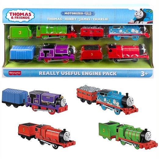 きかんしゃトーマス トラックマスター 4種類セット Master トレイン トーマス ヘンリー プラレール プレゼント 玩具 Trackmaster Fisher Price チャーリー Thomas 誕生日 おもちゃ Friends クリスマス ジェームス Track