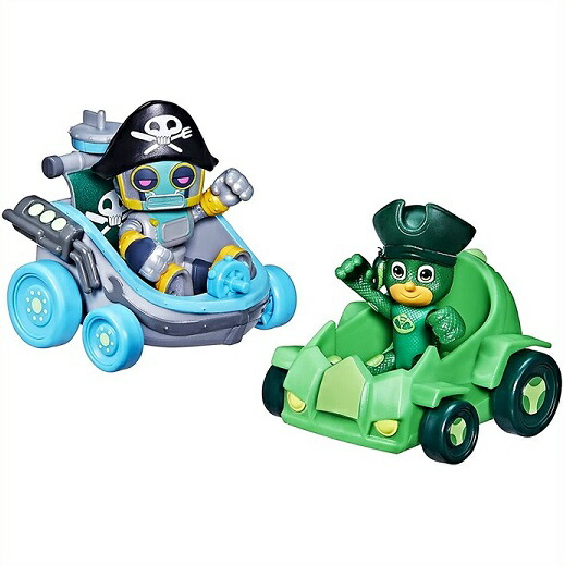 しゅつどう!パジャマスク パイレーツ パワーゲッコー VS パイレーツロボット バトルレーサーズ PJ Masks Pirate Power Gekko vs Pirate Robot Battle Racers フィギュア/誕生日/クリスマス/プレゼント/おもちゃ