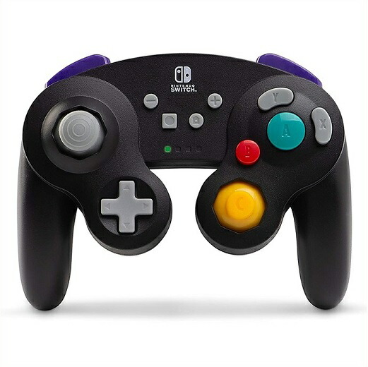 【Nintendo SWITCH】 ニンテンドー スイッチ PowerA ワイヤレスコントローラー ゲームキューブスタイル ブラック/任天堂/スウィッチ/無線