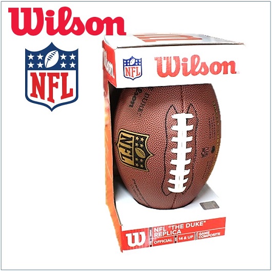 楽天市場 Wilson ウィルソン アメリカンフットボール Nfl The Duke Replica レプリカ ゲームボール Game Ball Official 公式球 4枚パネル式 アメフトボール 合成レザー ａｊマート