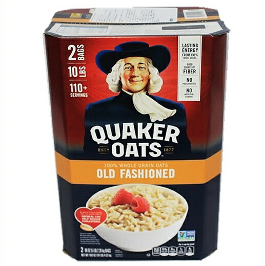 楽天市場 オールドファッション クエーカー オートミール シリアル 4 52kg Quaker Oats オートミール クエーカー 2 26kg 2袋入り コストコ ダイエット 朝食 オーツ麦 えん麦 スーパーフード ａｊマート