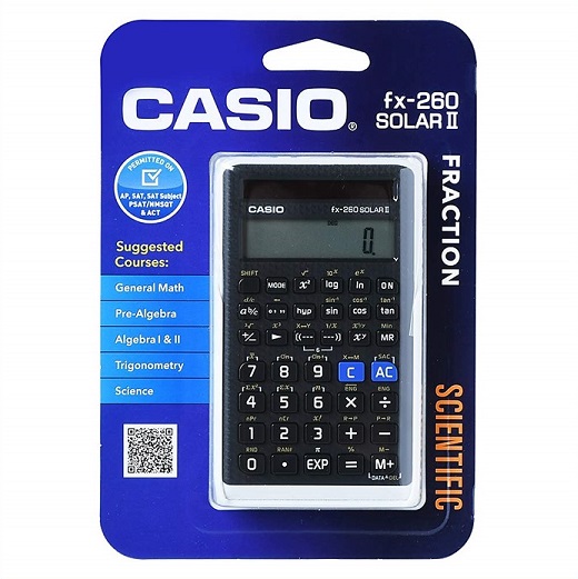 楽天市場 Casio カシオ 関数電卓 Casio Fx 260 Solar 分数と科学の電卓 文具 計算機 オフィス用品 ソーラー ａｊマート